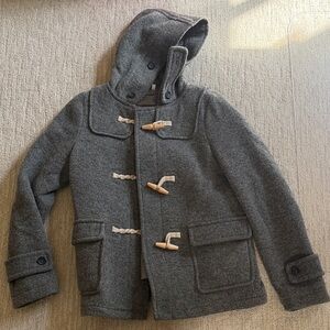 Women’s Hooded Duffle Coat - Gray